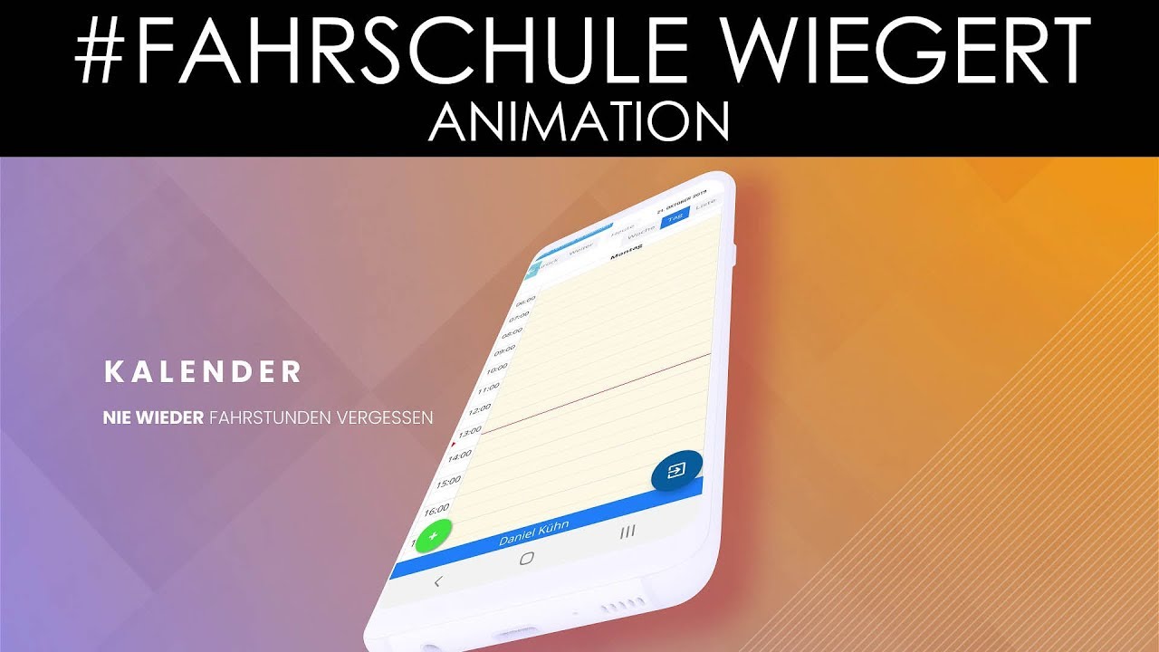 ANIMATION 2019 "Vorstellung der Fahrschul-App" - Fahrschule Wiegert