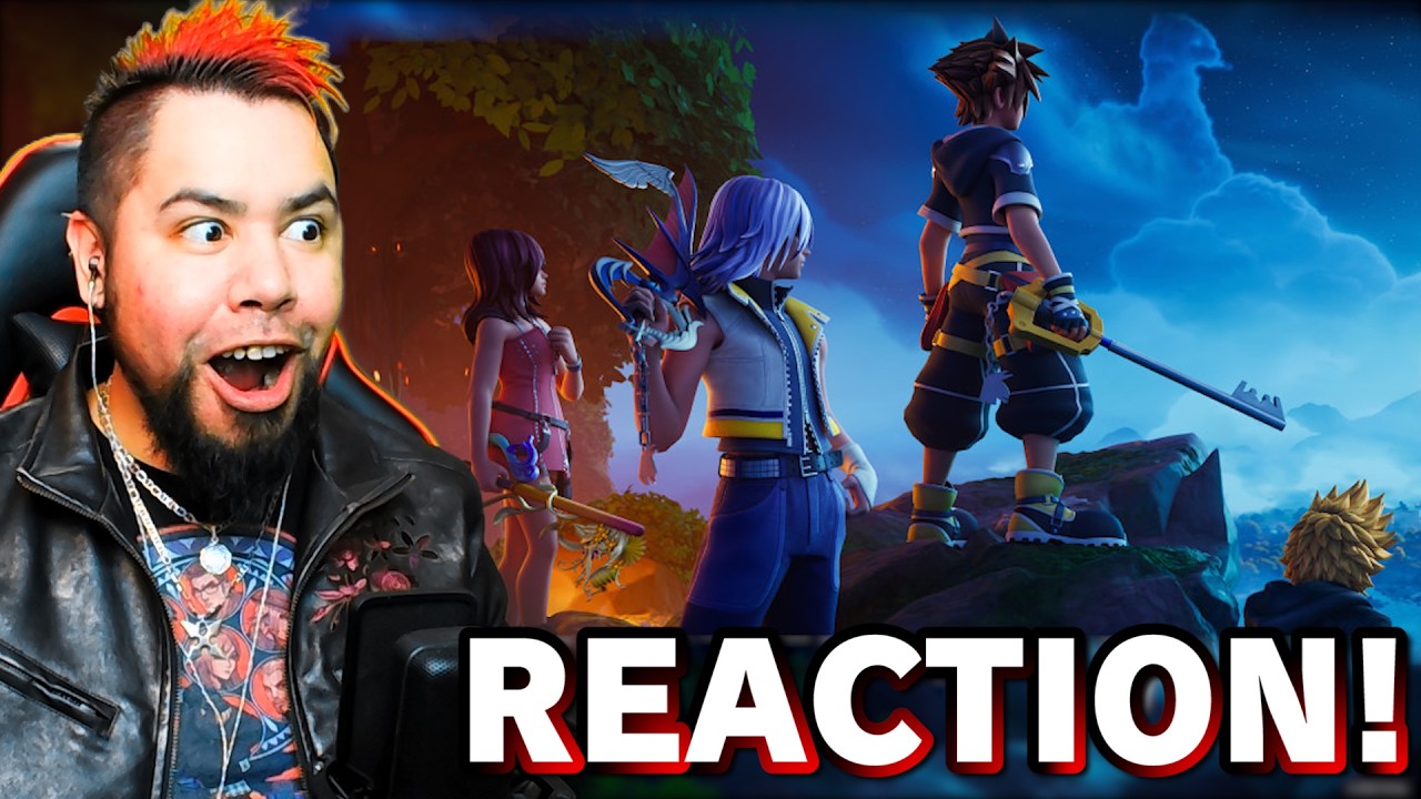 THE KINGDOM HEARTS x FORTNITE is BIGGER & BETTER Than I EXPECTED! FULL REACTION