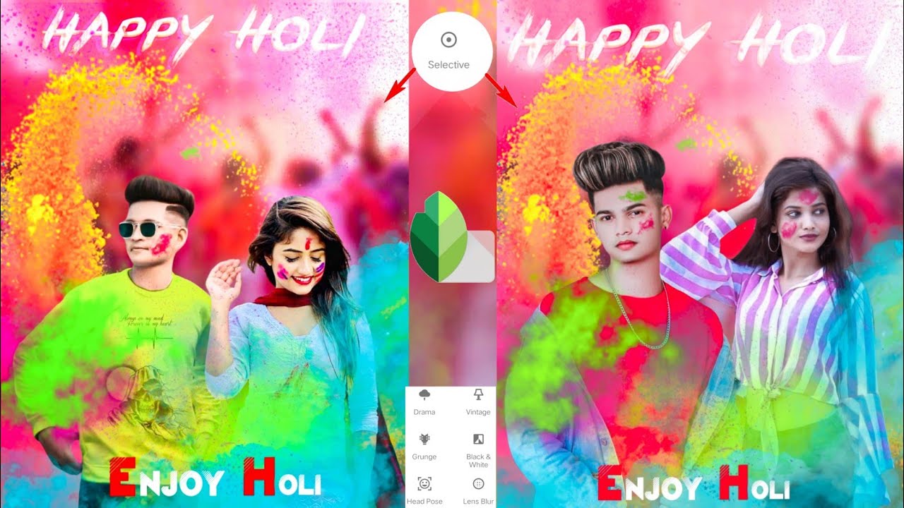 Holi photo editing 2022 new | Holi photo editing picsart 2022 | Happy Holi photo editing