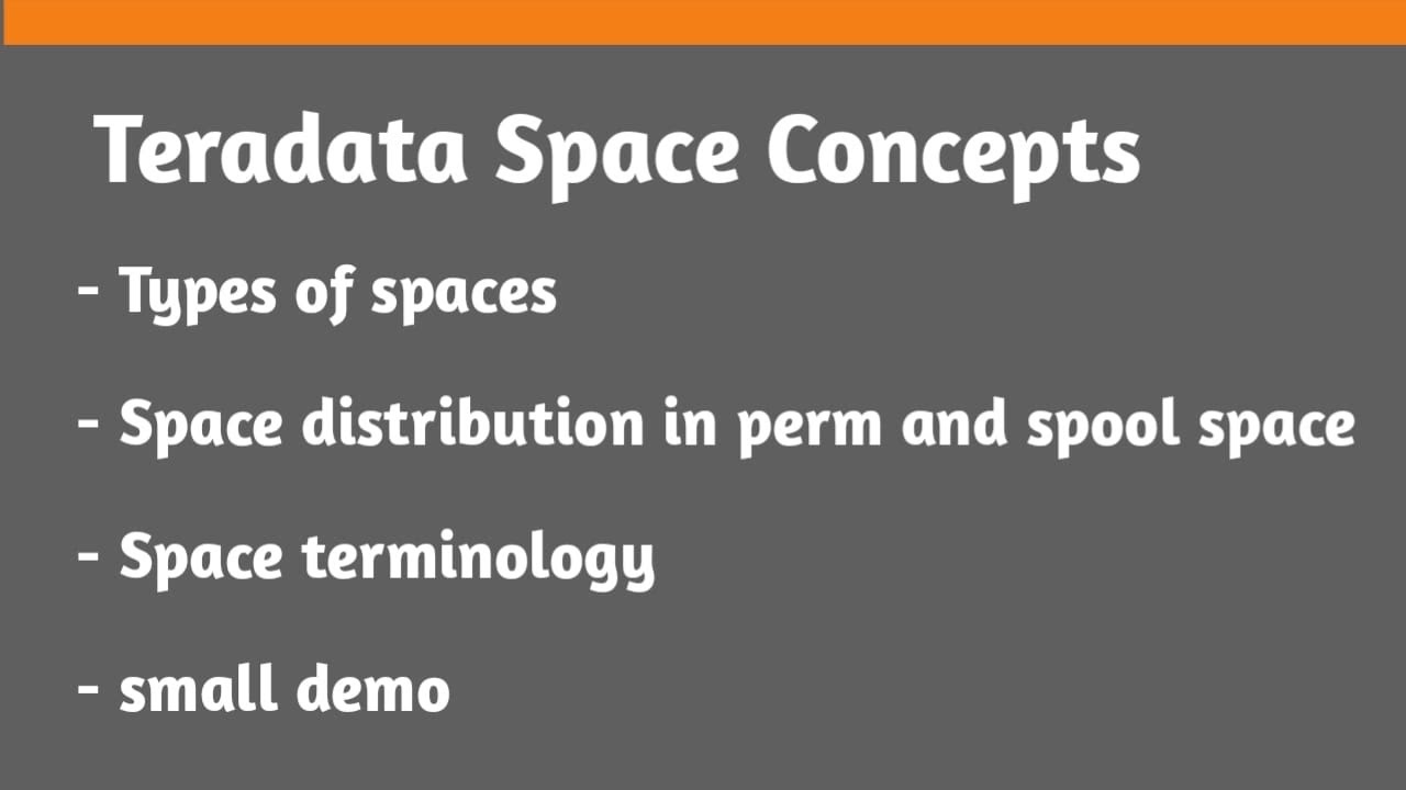 How To Check Space In Teradata Database In Gb