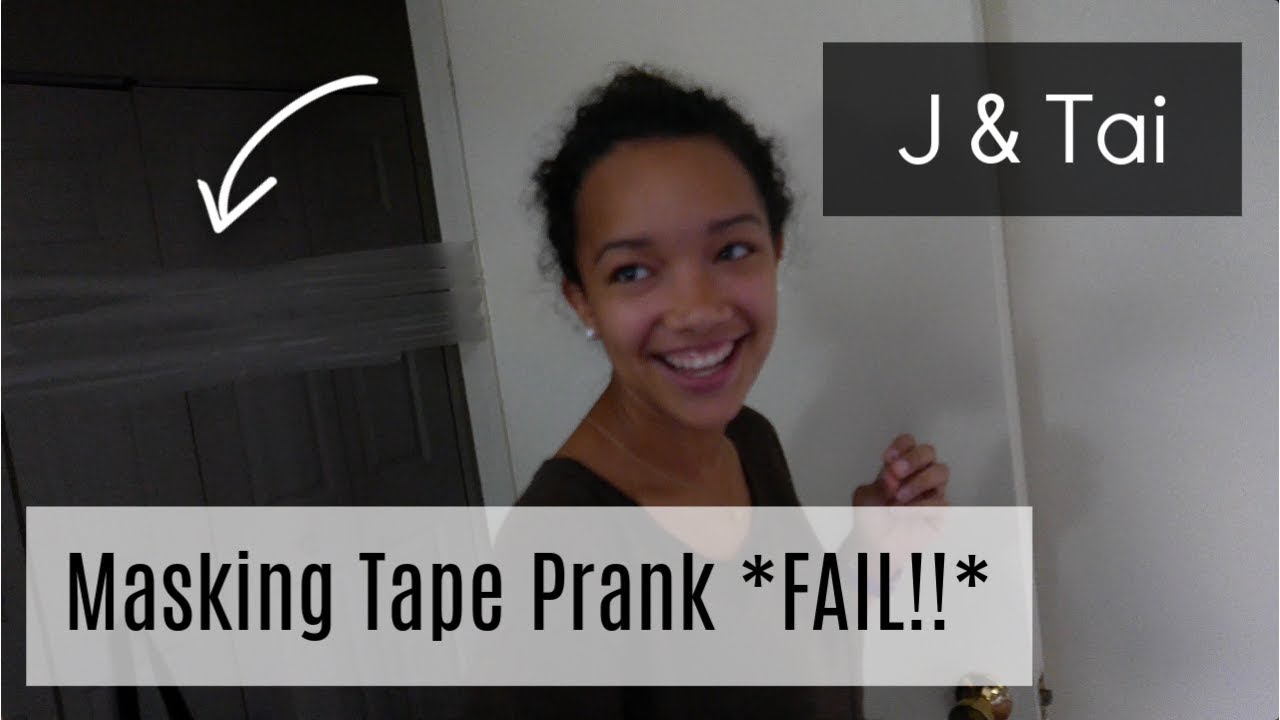 Masking Tape On Door Prank *FAIL!!!* YouTube
