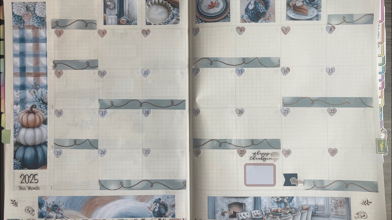 Plan with Me November B5 Sterling Ink Common Planner Ft DEK Designs!