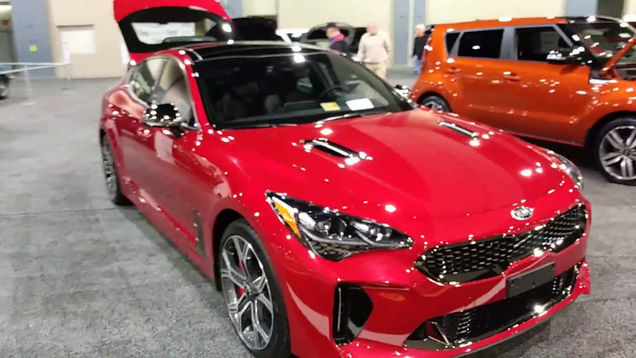 Kia stinger red