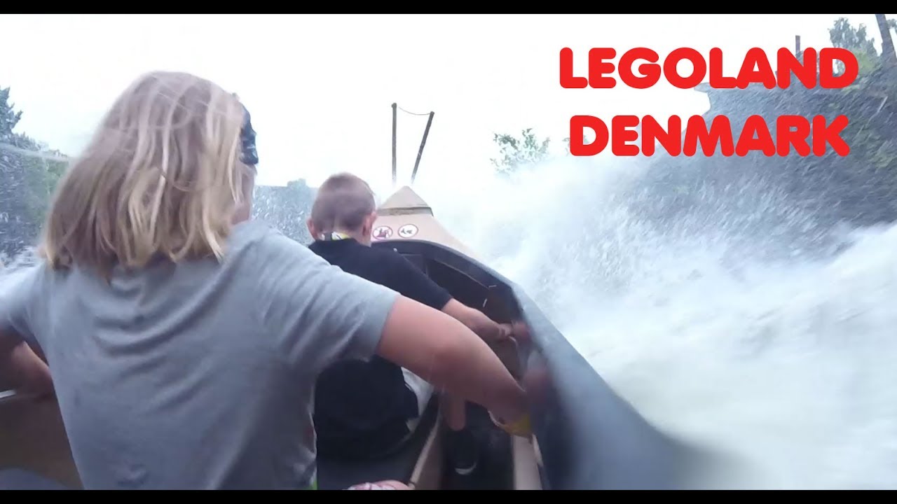 Wet Water ride 💦💦💦LegoLand Denmark Billund 2017, Lego Canoe
