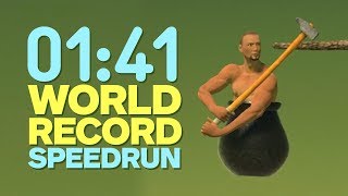 Getting Over It Finished In Under 2 Minutes (Speedrun)