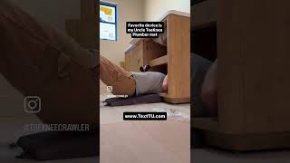 #favorite #safety #device is #my #Uncle #Toeknee #plumber #mat & #kneeler #kitchen #sink #bathroom