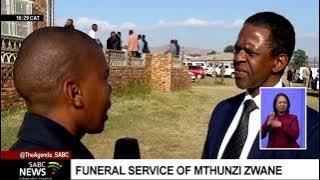 Funeral of Mthunzi Wiseman Zwane under way in Elukwatini - Tumelo Machogo updates