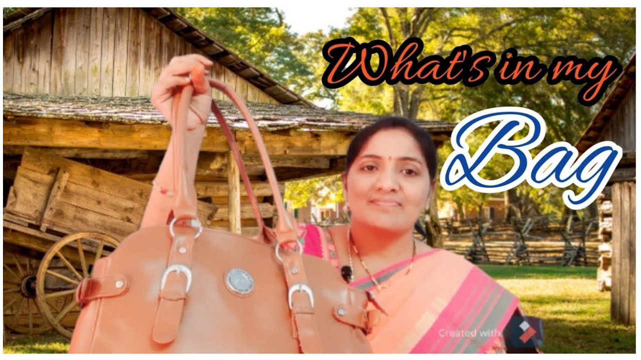 What's in my Bag in teluguWhat's in my bag teluguWhat in my bag in teluguWhat is in my bag