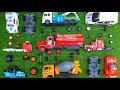 Mencari Dan Merakit Mainan Truk Oleng, Truk Oleng, Truk Tronton, Mobil polisi, mobil Ambulance