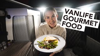 How to cook gourmet food in a van - dinner ideas on the road