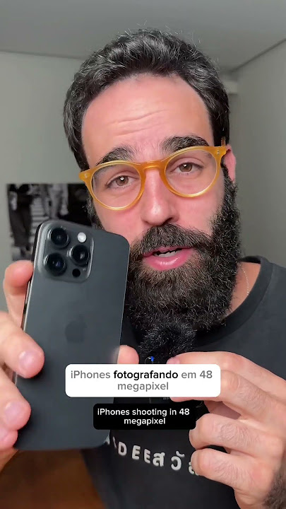 Melhor ajuste para a qualidade da camera do seu iPhone. Ativar 48 megapixel #smartphone  #apple