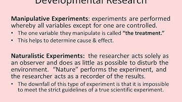 Developmental Research