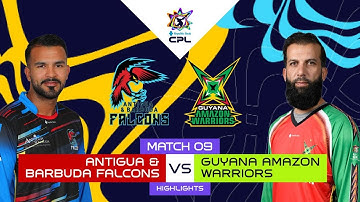 Highlights | Antigua And Barbuda Falcons vs. Guyana Amazon Warriors | CPL 2025