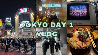 TOKYO VLOG 🇯🇵 travel day ✈️, ichiran ramen 🍜, and shibuya crossing 🚸