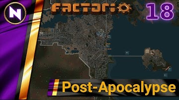 Factorio Post Apocalypse #18 TRAIN VS BITERS