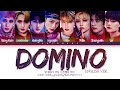 Stray Kids DOMINO (English Version) Lyrics (Color Coded Lyrics)