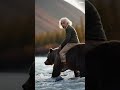 Einstein montando un oso como si fuera normal 😳🐻 -Sebas Bayer IA Content