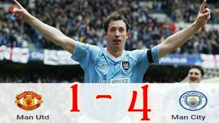 Manchester United 1-4 Manchester City All Goals & Extended Highlights - Classic Matches 2004