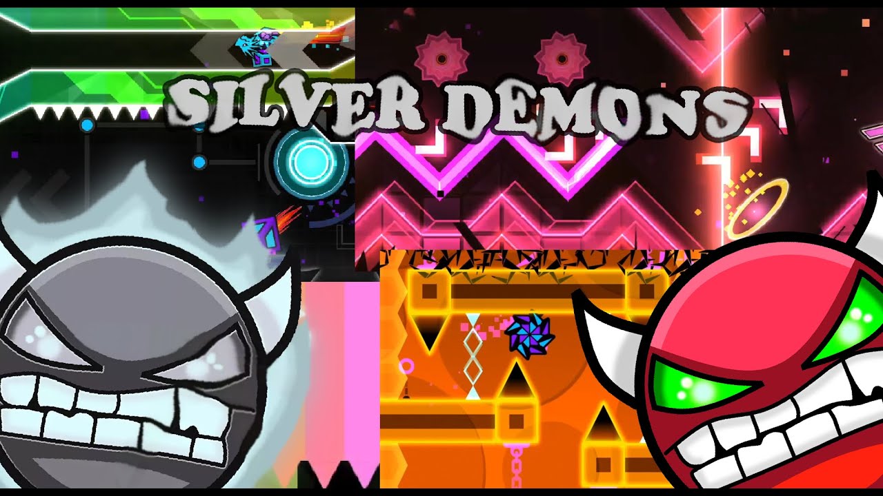 Silver Demons COMPLETE | GDDP | Geometry Dash - YouTube