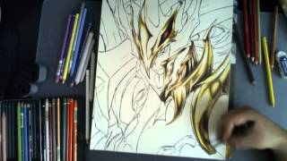 How To Colorate Tutorial - Metal Gold Polychromos Faber-Castell