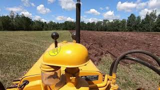 Caterpillar D2 #5U7066 - Plowing The Field With The IH No.8 Little Genius 3 Bottom Plow