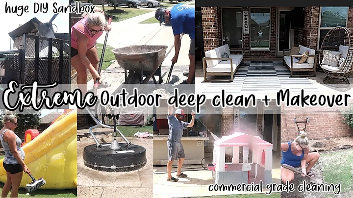OUTDOOR DEEP CLEAN 2022 / DIY BACKYARD CLEAN AND M...
