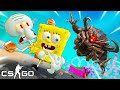 CSGO - ¿¿!QUÉ PASA SI ENCUENTRAS A CALAMARDO DE BOB ESPONJA A LAS 3:33 AM ?? - Hide and Seek