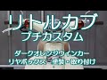 リトルカブ　プチカスタム　ウインカー　リヤボックス　塗装・取り付け　HONDA Little Cub　Super Cub