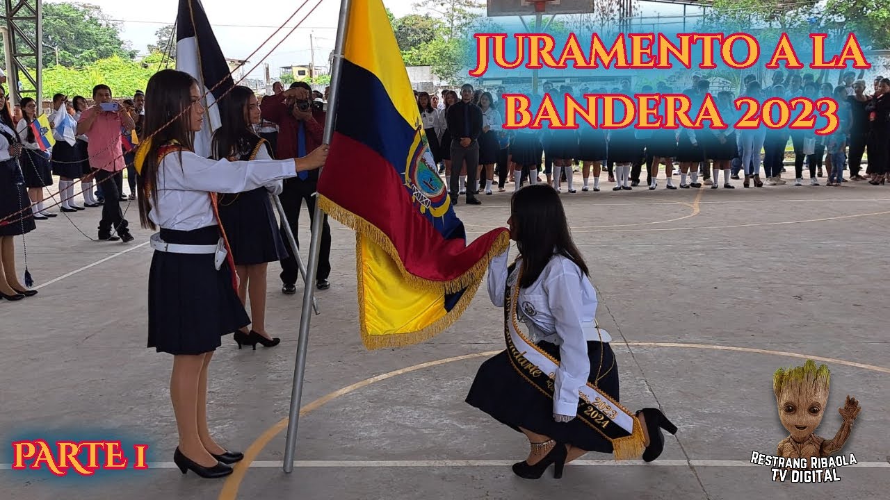 Juramento a la Bandera 2023 UE Valle Hermoso Santo Domingo Ecuador (1/6) Restrang Ribaola Tv Digital