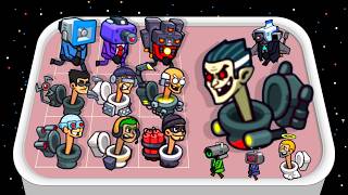 ATTACK ON MERGE MONSTER - Speakerman Army Vs Toilet Monster Army Gameplay, Merge Battle screenshot 5