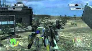 Front Mission Evolved Xbox 360 Gameplay - Fort Monus