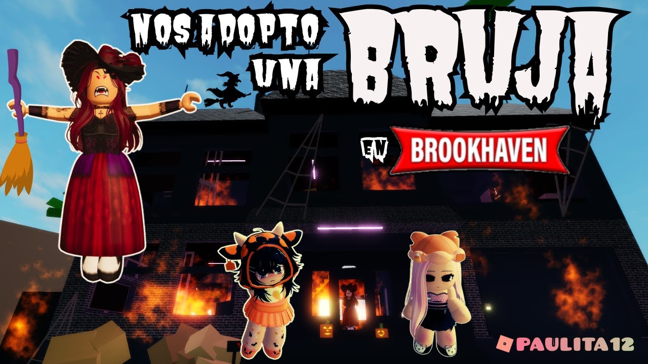 BUSCANDO MAMÁ EN BROOKHAVEN | NOS ADOPTA UNA BRUJA #ROBLOX #paulita12