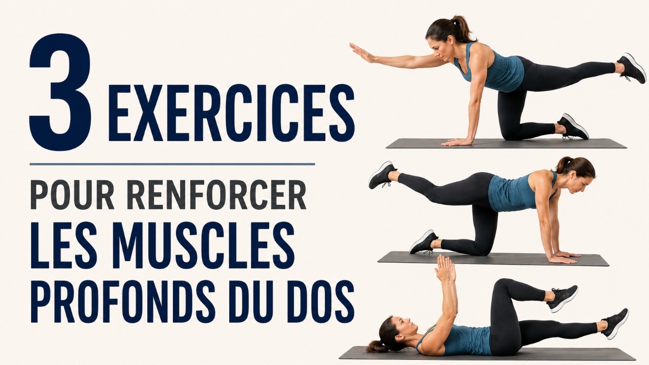 3 exercices pour renforcer les muscles profonds du dos