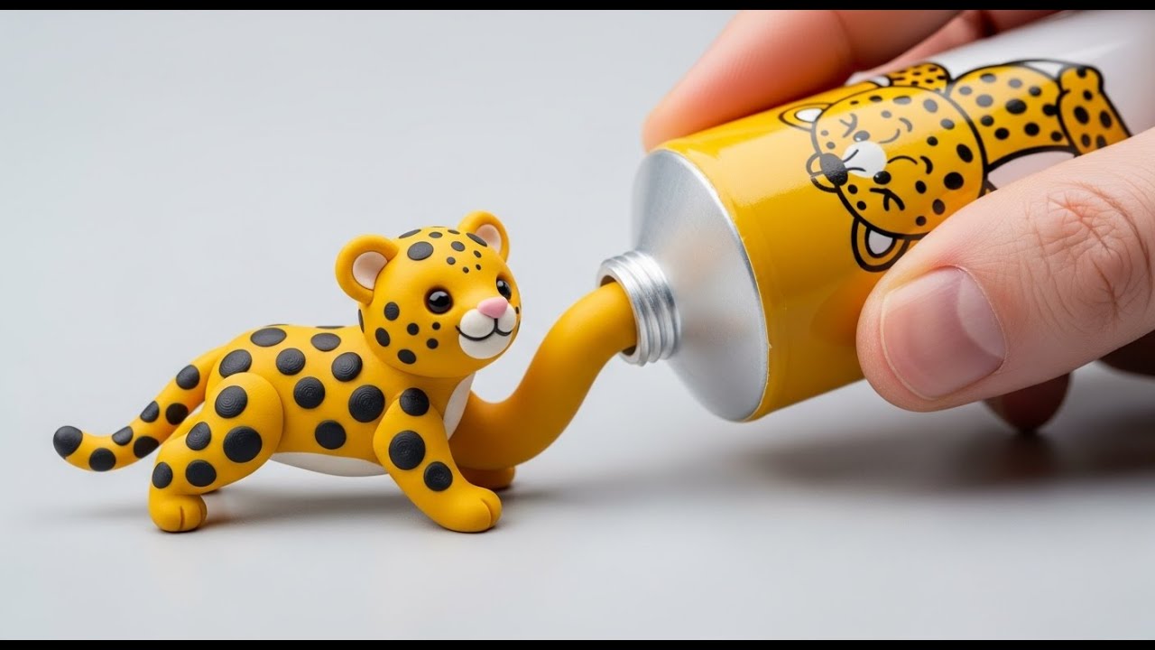 Magic Paint Tubes Squeeze Out Living Animals 🐾 | Oddly Satisfying AI ...