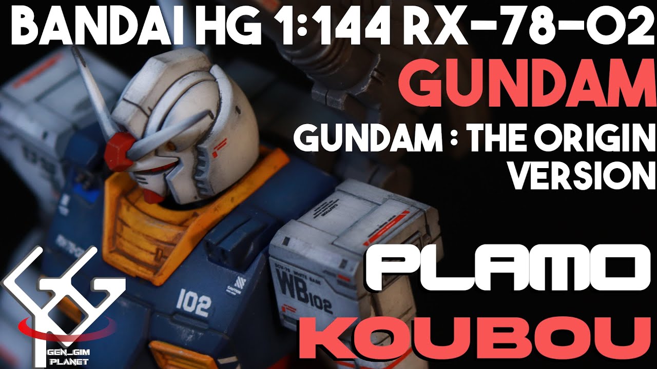 How to Build Gunpla - Bandai HG GTO 1:144 RX-78-02 Gundam | GeN_GiM Planet Plamo Koubou