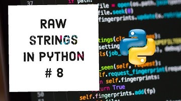 Raw Strings In Python | Python For Beginners In Hindi # 8
