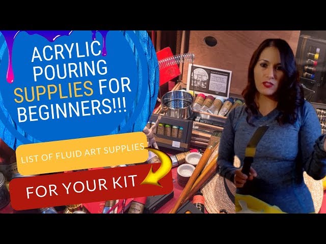 Supplies You Need to Get Started With Acrylic Pouring (Beginner Checklist)