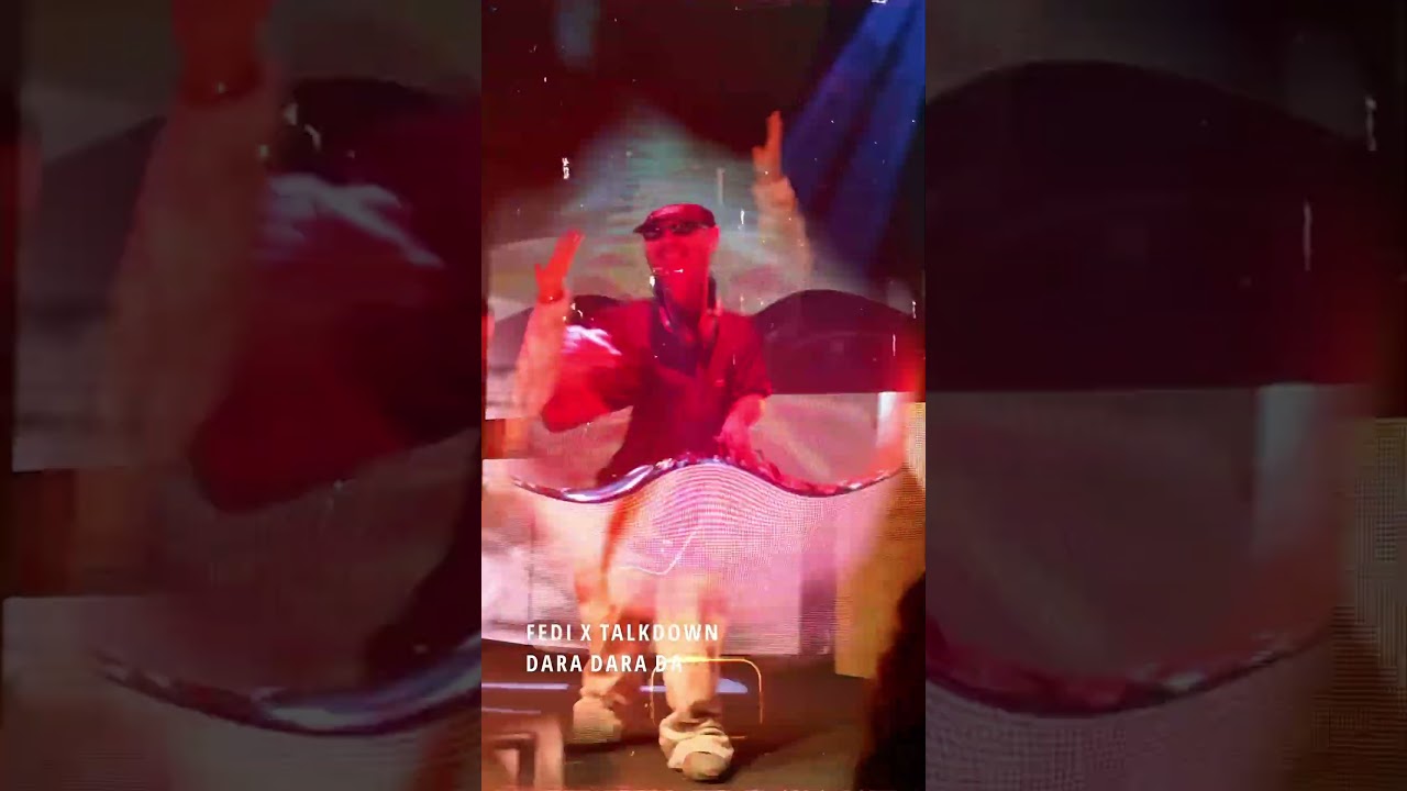 وقتی تو اجرا شلوارت داره میفته چون رپری 😂#fedi #concert