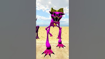 NIGHTMARE FEMALE CATNAP FAMILY POPPY PLAYTIME CHAPTER 3 SIZE COMPARISON in Garry