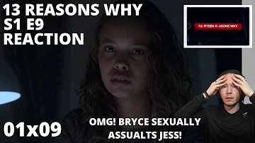 13 REASONS WHY S1 E9 TAPE 5, SIDE A REACTION OMG! BRYCE SEXUALLY ASSAULTS JESS AT HER PARTY!!