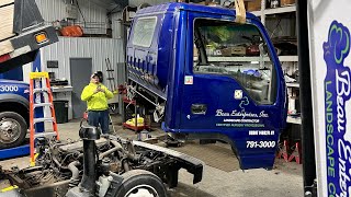 Cab Swapping an Isuzu NQR: From Accident to Awesome! Watch the Transformation!