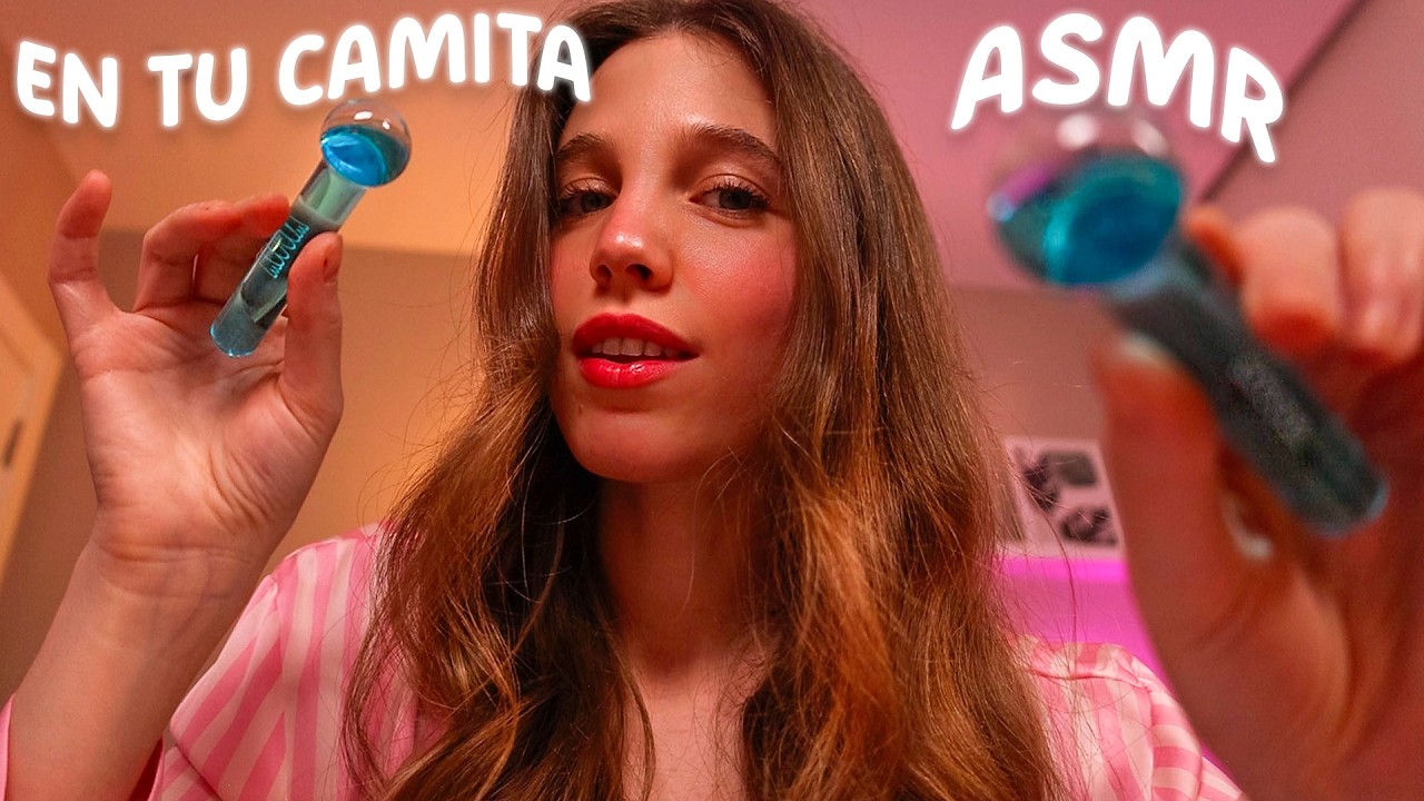 ASMR en tu CAMITA 🌙 💆🏼‍♀️ masajes para dormir profundo con atención personal ✨