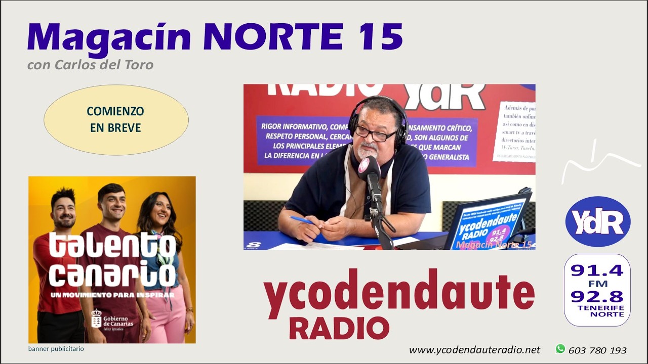 27.05.2026 / Magacín NORTE 15... con Carlos del Toro