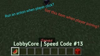 LobbyCore Plugin | Speed Code #13