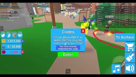 roblox Mining Simulator how to get three legendary crate by three code!!!