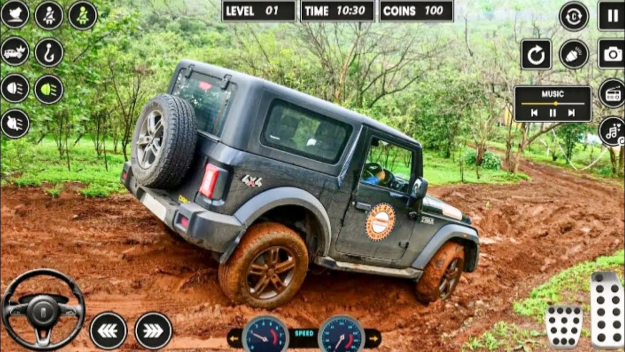 “Extreme Offroad Jeep Driving 🚙 Mud Road Gameplay | Car Driving Simulator 2026”