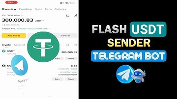 Flash USTD Sender Telegram Bot