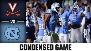 Virginia vs. North Carolina Condensed Game | 2023 ACC Football