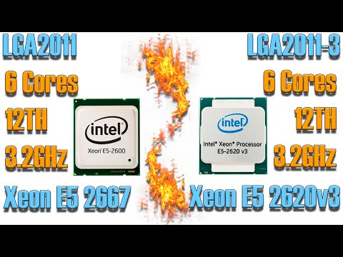 Насколько архитектура Haswell-E производительнее Sandy Bridge-E на примере Xeon E5 2667 и E5 2620v3?