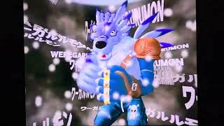 Digimon: Garurumon Digivolved into WereGarurumon 